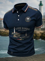 Chemise pour homme à imprimé du Pays basque