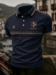 Chemise pour homme à imprimé du Pays basque