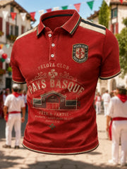 Chemise pour homme à imprimé du Pays basque