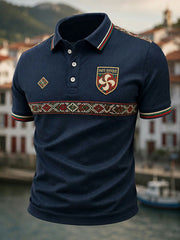 Chemise pour homme à imprimé du Pays basque