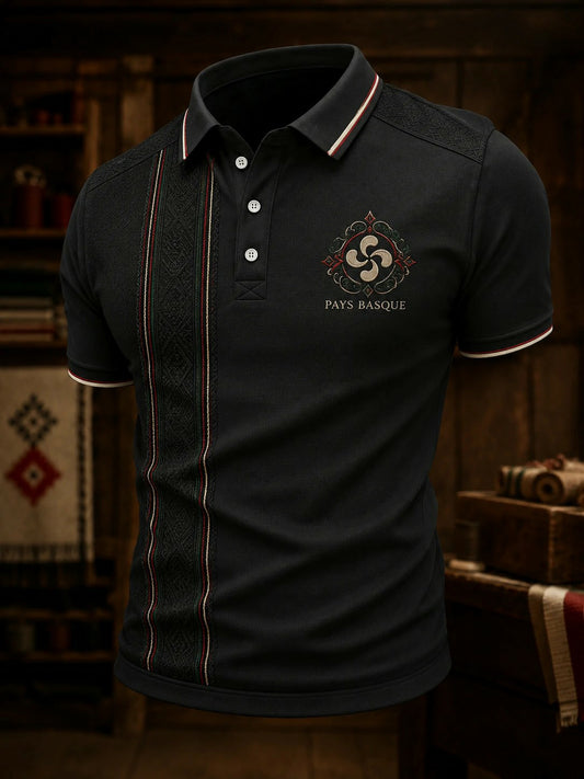 Chemise pour homme à imprimé du Pays basque