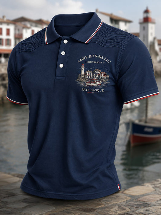 Chemise pour homme à imprimé du Pays basque