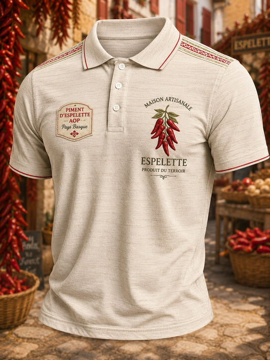 Chemise pour homme à imprimé du Pays basque