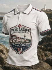 Chemise pour homme à imprimé du Pays basque