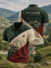 Chemise pour homme à imprimé du Pays basque