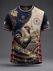 T-shirt homme à imprimé français