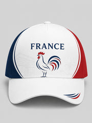 Chapeau unisexe à imprimé français