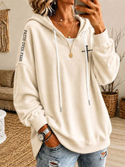 Women's  Christian THE WAY, THE TRUTH, AND THE LIFE 14:6 Printed Casual Hoodie