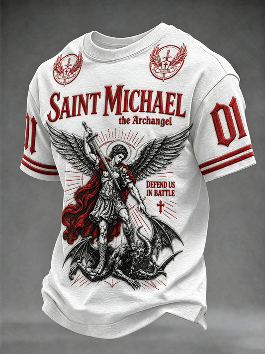Men's SAINT MICHAEL The Archangel Print T-shirt