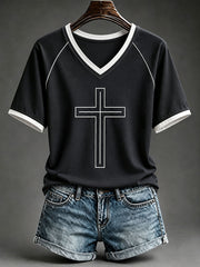 Women's Faith Cross T-shirt
