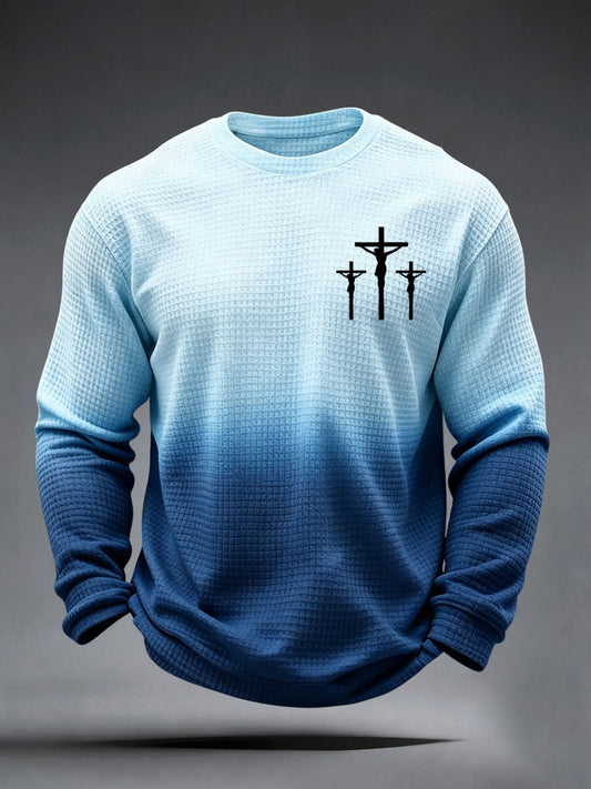 Men's Faith Cross Waffle Top