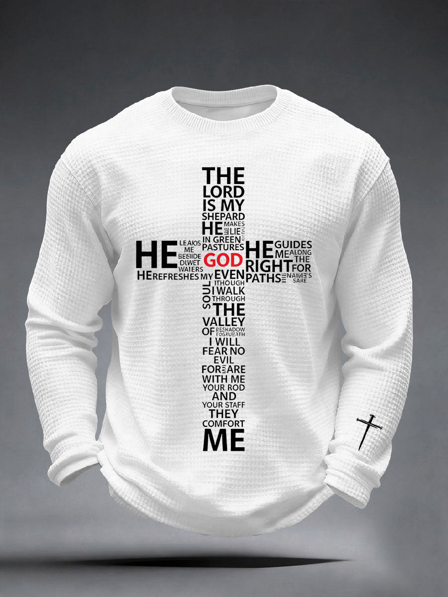 Men's Faith Cross Waffle Top
