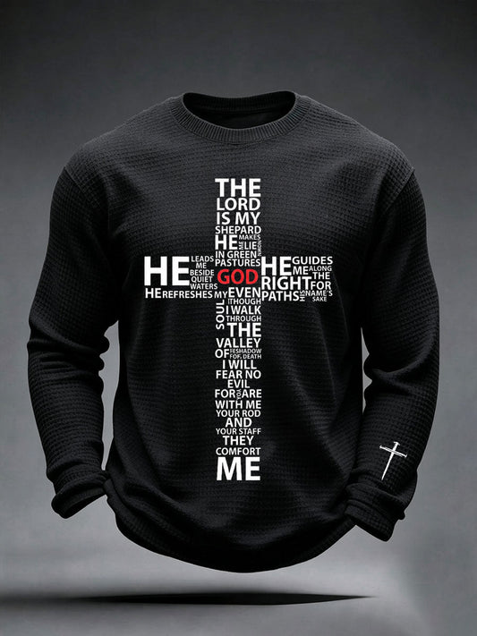 Men's Faith Cross Waffle Top