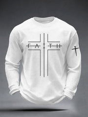 Men's Faith Cross Waffle Top