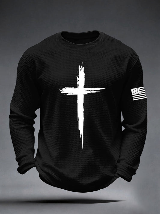 Men's Faith Cross Waffle Top