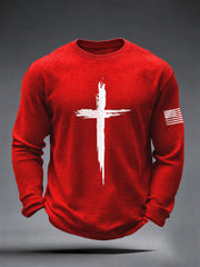 Men's Faith Cross Waffle Top