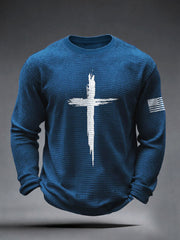 Men's Faith Cross Waffle Top