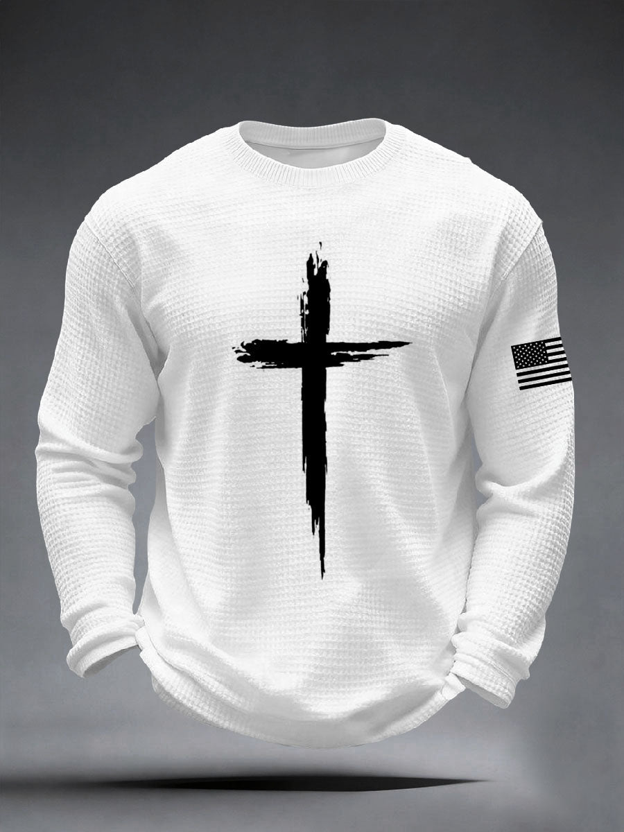 Men's Faith Cross Waffle Top