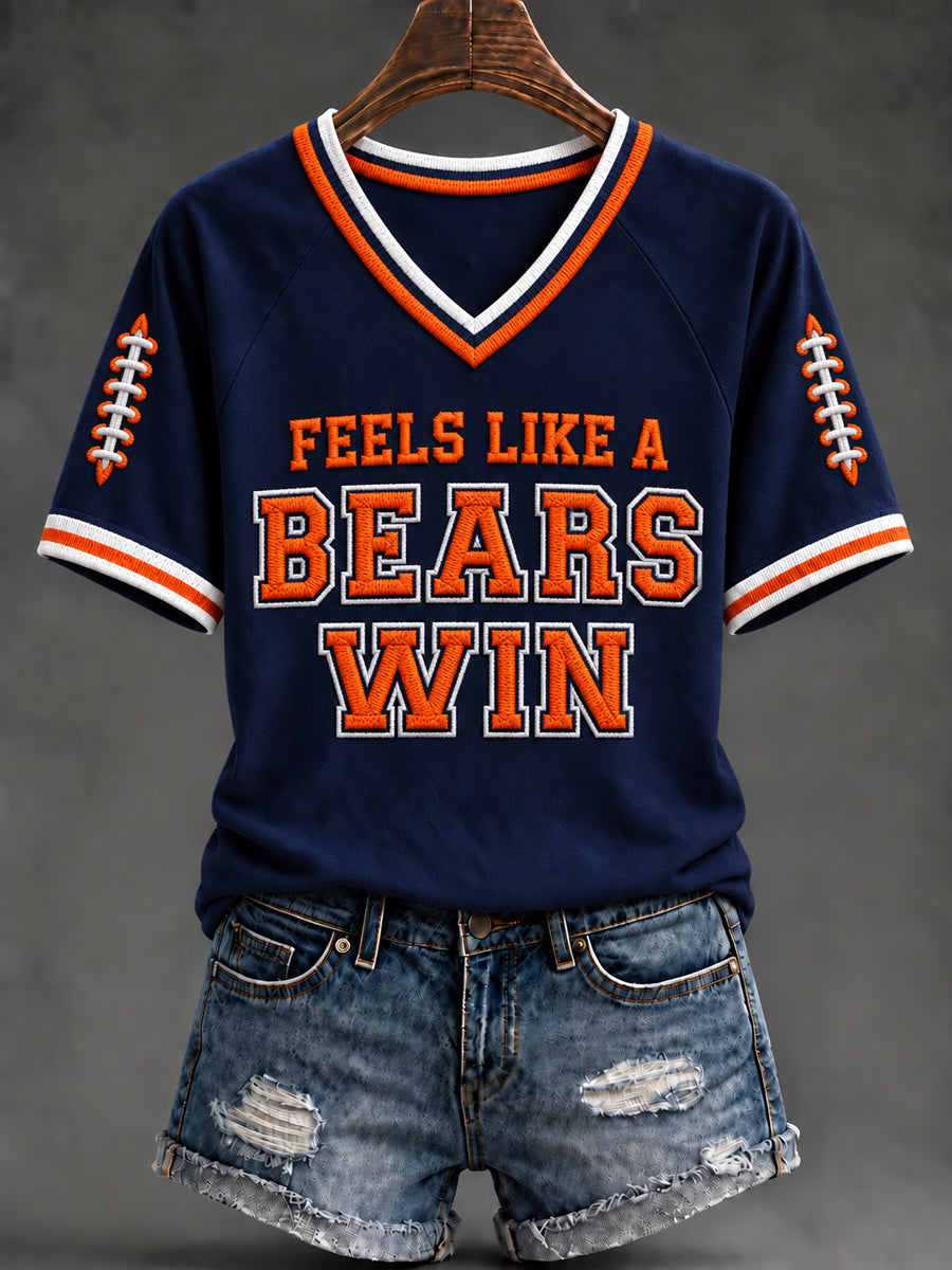 Women's Football Gameday Gift For Football Fans Short Sleeve T-shirt