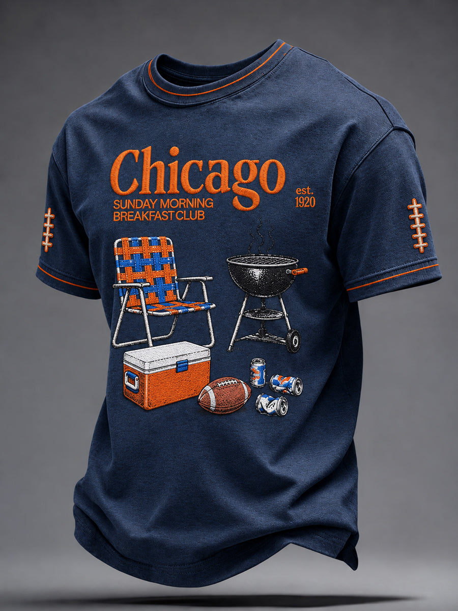 Men's Football Gameday Gift For Football Fans Short Sleeve T-shirt