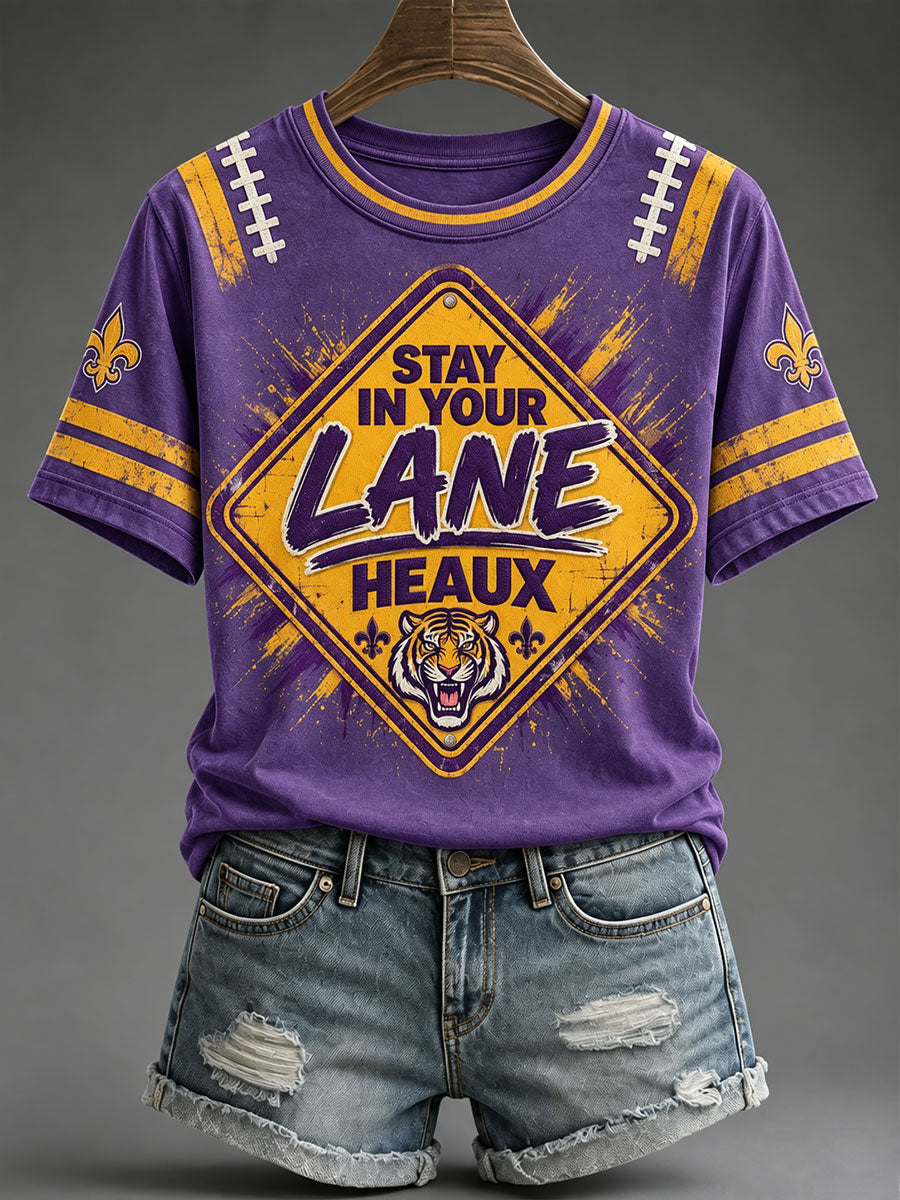 Women's 'stay in your lane heaux' T-shirts