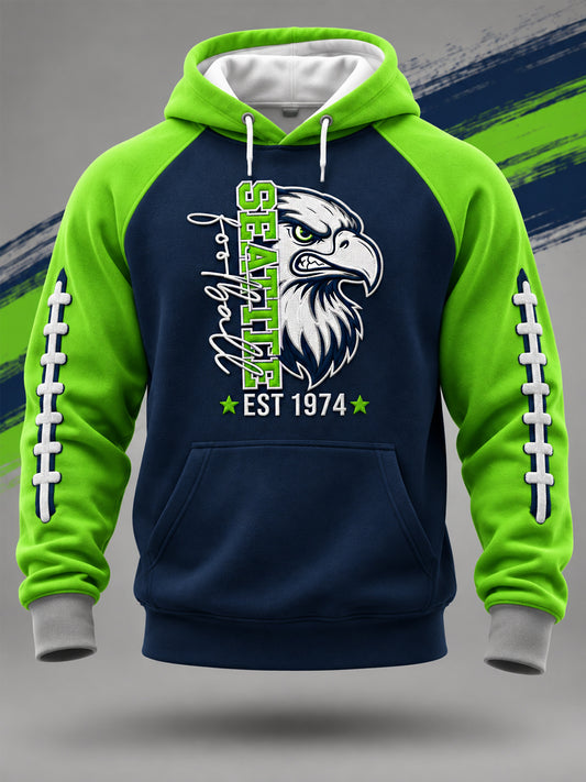 Men's Football Gameday Gift For Football Fans Casual Hoodie