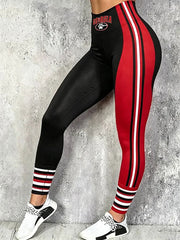 Women's Game Day Football Printed Casual Leggings
