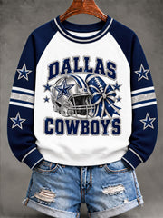 Women's Cowboys Game Day Raglan SleeveSweatshirt