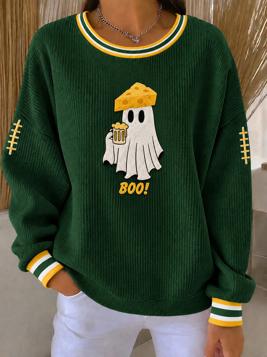 Women's American baseball Print Casual Sweatshirt