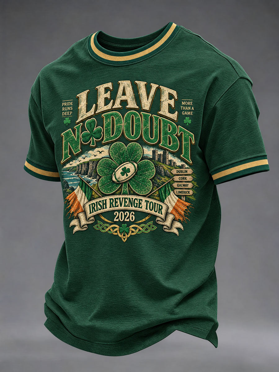 Men's Game Day Football Print Casual T-Shirt