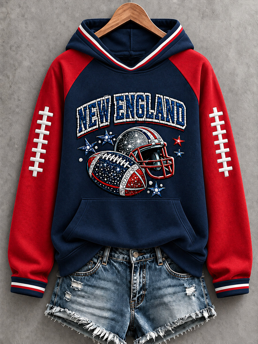 Women's Football Gameday Gift For Football Fans Casual Hoodie