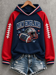 Women's Football Gameday Gift For Football Fans Casual Hoodie